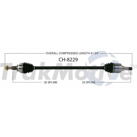 Surtrack Axle Cv Axle Shaft, Ch-8229 CH-8229